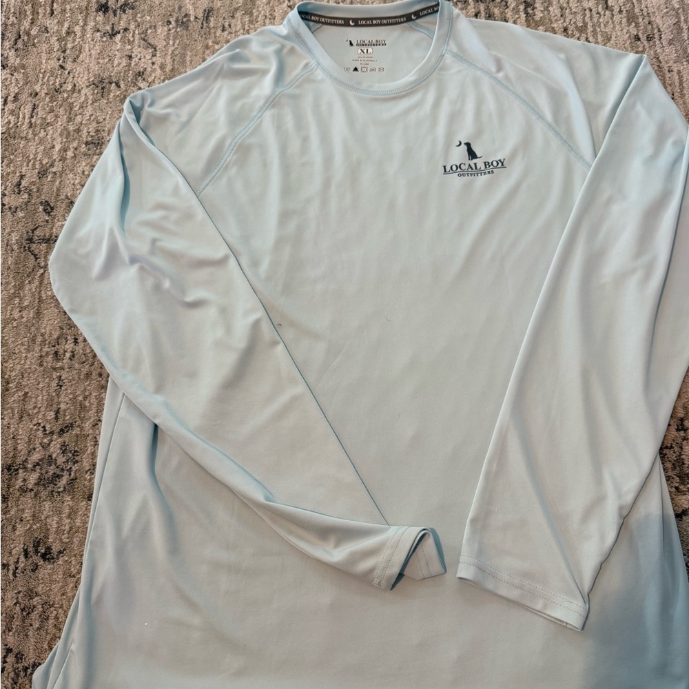 Local Boy Light Blue Long Sleeve Shirt Size XL